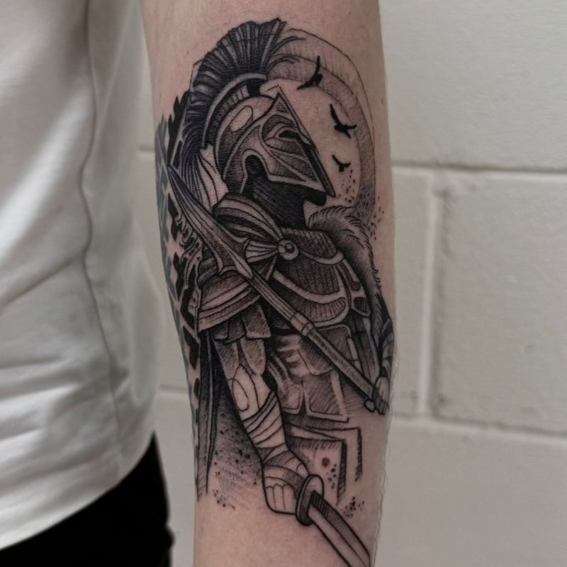 Тату в стиле графика - KOSINCEVA TATTOO