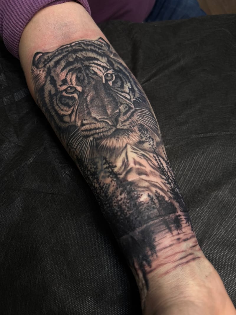 Черно-белый реализм - KOSINCEVA TATTOO